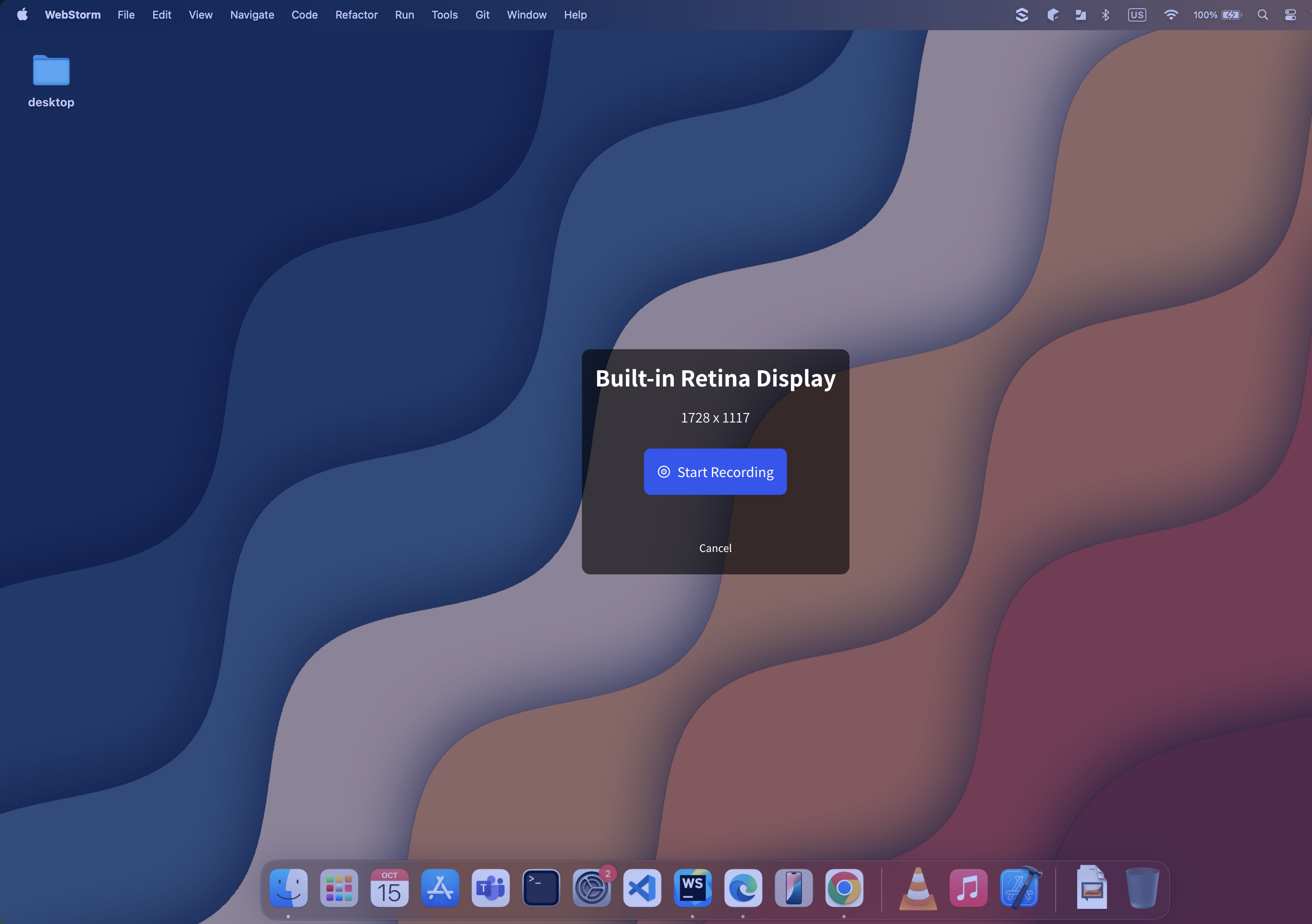 Recording the Entire Display